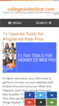 Mobile Screenshot of collegewebeditor.com